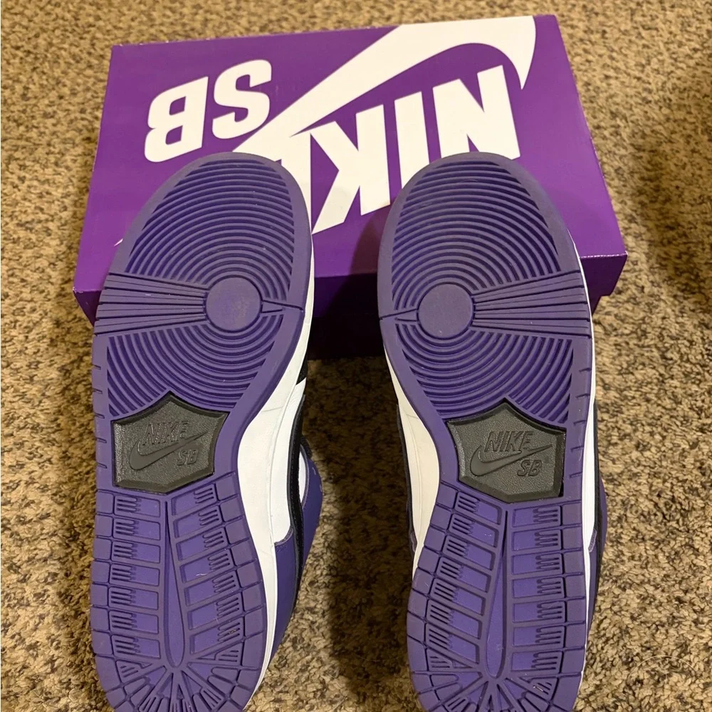 Size 12 Nike SB Dunk Low Court Purple - Picture 5 of 5